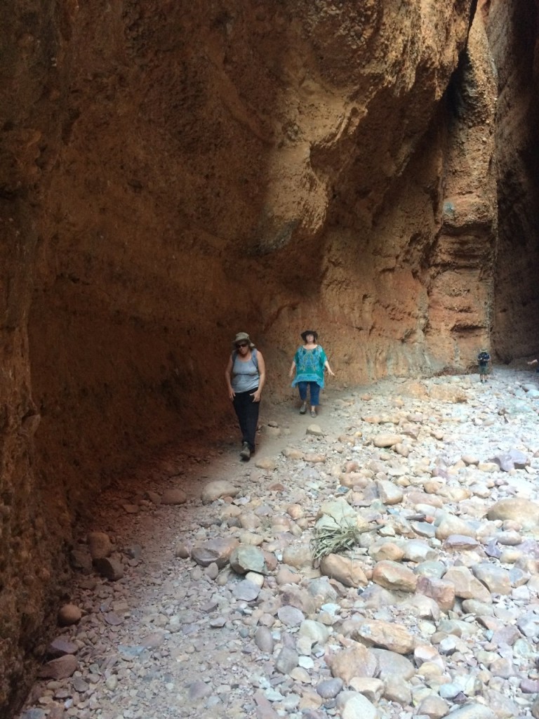 Walking out from Echidna Chasm