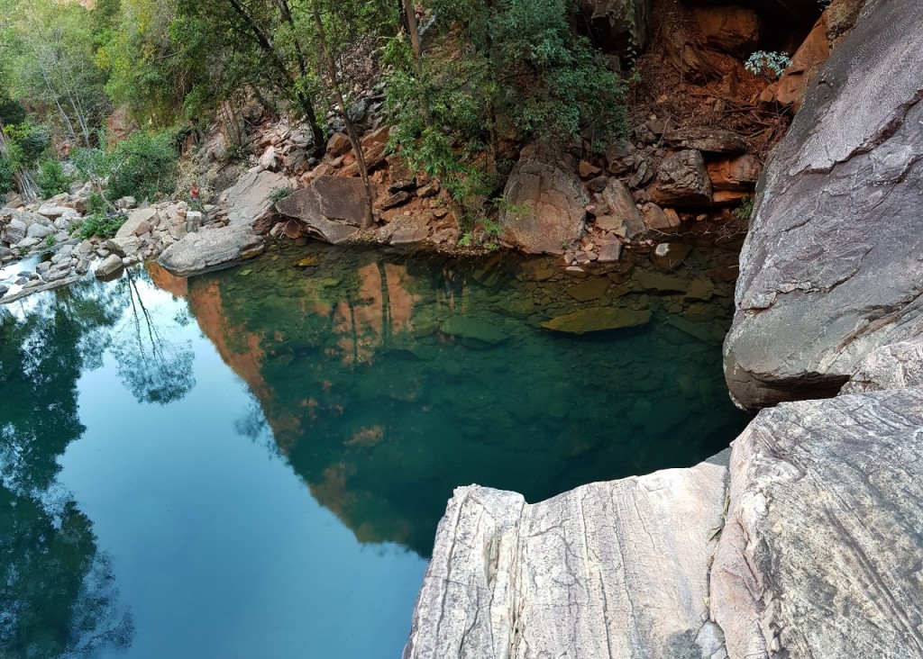 The first pool reached on the Emma Gorge walk, El Questro WA