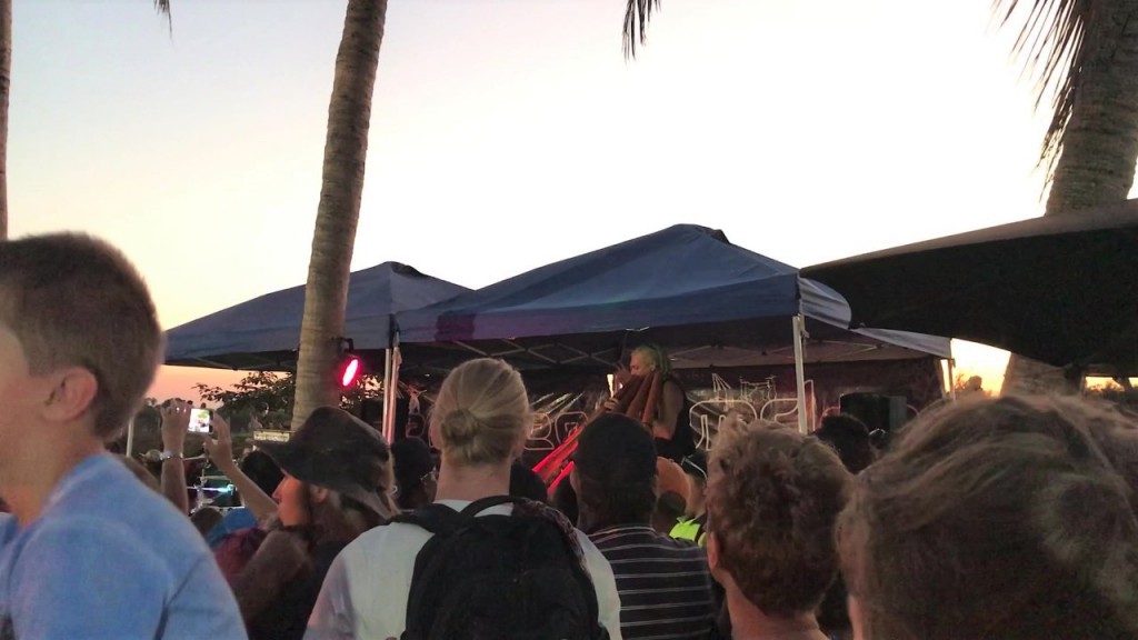 Band at Mindil Beach Markets, Darwin NT