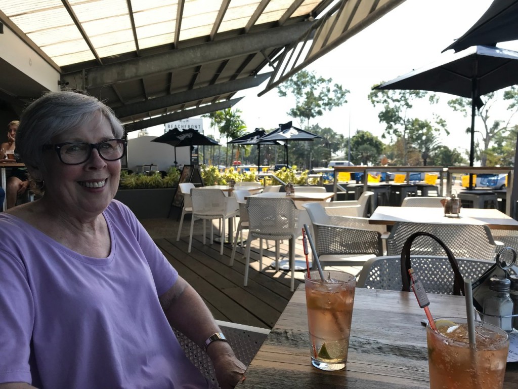 Late lunch with Mum at the Beachfront Hotel, Nightcliff, Darwin NT