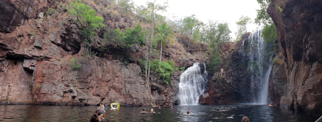 Swimming at Florence Falls, Litchfield, NT